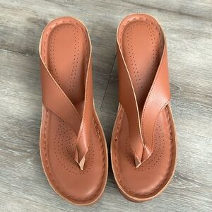 Brown Leather Sandals